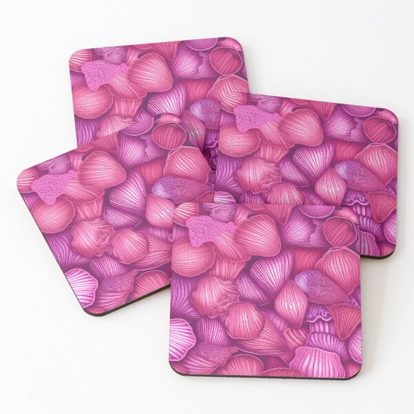 Item preview, Ocean Pink Seashells Pattern designed and sold by palaco210.