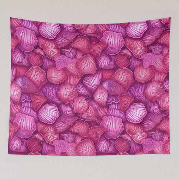 Item preview, Ocean Pink Seashells Pattern designed and sold by palaco210.