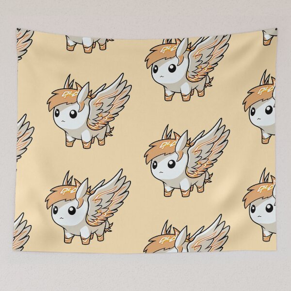 Item preview, Super Cute Cartoon Pegasus designed and sold by RandomForestBot.