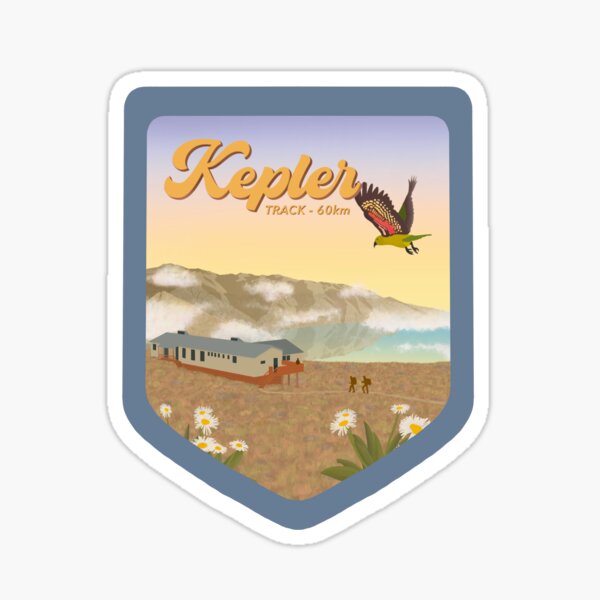 Item preview, Kepler Track, Luxmore Hut - New Zealand Great Walk designed and sold by KeziahCreates.