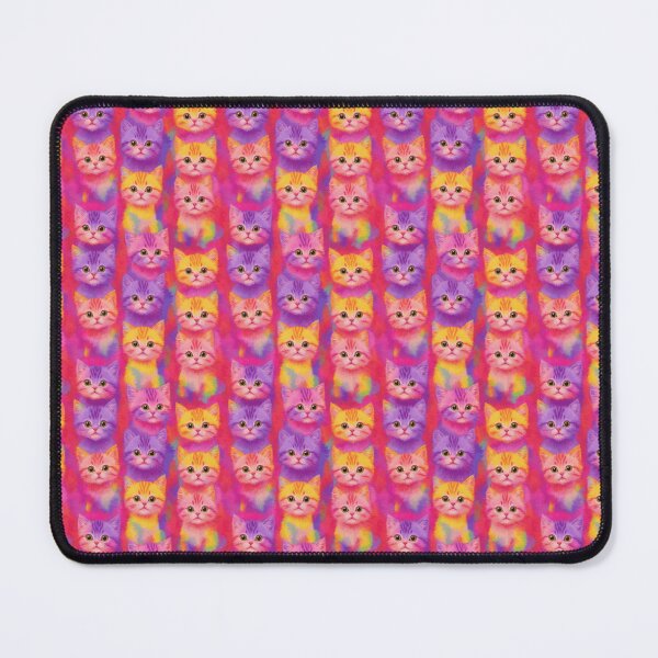 Item preview, Adorable Yellow and Purple Kittens on Pink Background designed and sold by Aaron2610.