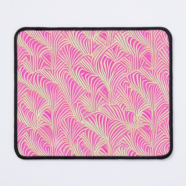Item preview, Abstract Pink and Yellow Leaf Pattern designed and sold by calibrit.