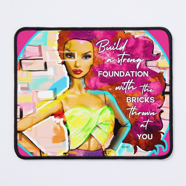 Item preview, PopzGlam Build a strong Foundation with the bricks thrown at you - Inspirational designed and sold by RebornEpic.