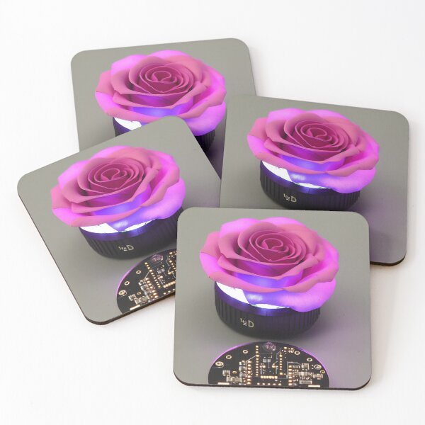 Item preview, Nature.exe #0015 Cybernetic Pink Carnation  designed and sold by GrumpyMrGrouper.