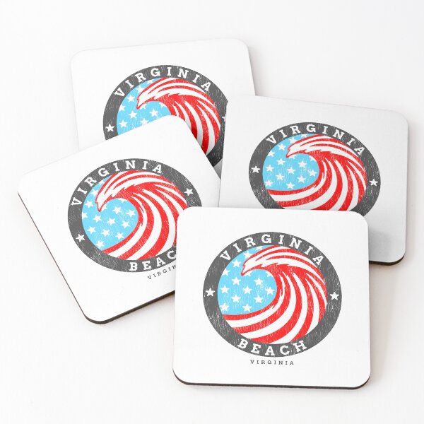 Item preview, Virginia Beach, VA Summertime Patriotic 4th Pride Surfing designed and sold by Contentarama.