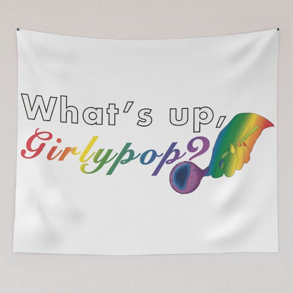 Item preview, What's up, Girlypop? - Rainbow Flag designed and sold by KNchanted.
