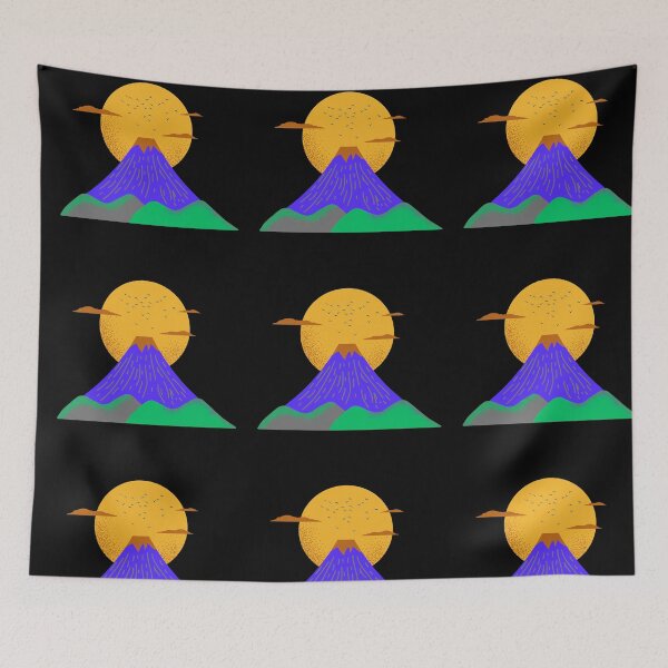 Item preview, Sun and volcanoes sleep  designed and sold by Riajboss.