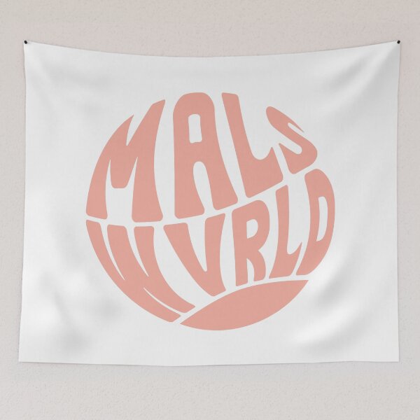 Item preview, Mals Wvrld Peach and White designed and sold by sarascoprox.