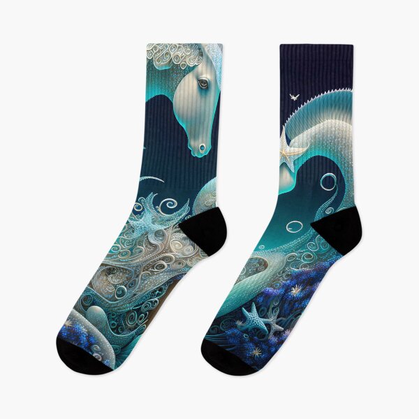 Item preview, The Mermaid and her Sea Horses. designed and sold by michel bazinet.
