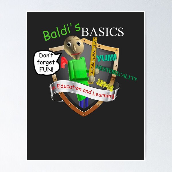 Free: Baldi's Basics in Education & Learning Video Games Drawing Image  Illustration - baldi poster 