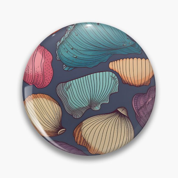 Item preview, Ocean Seashells Pattern designed and sold by palaco210.
