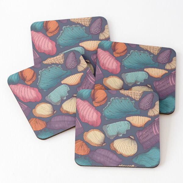 Item preview, Ocean Seashells Pattern designed and sold by palaco210.