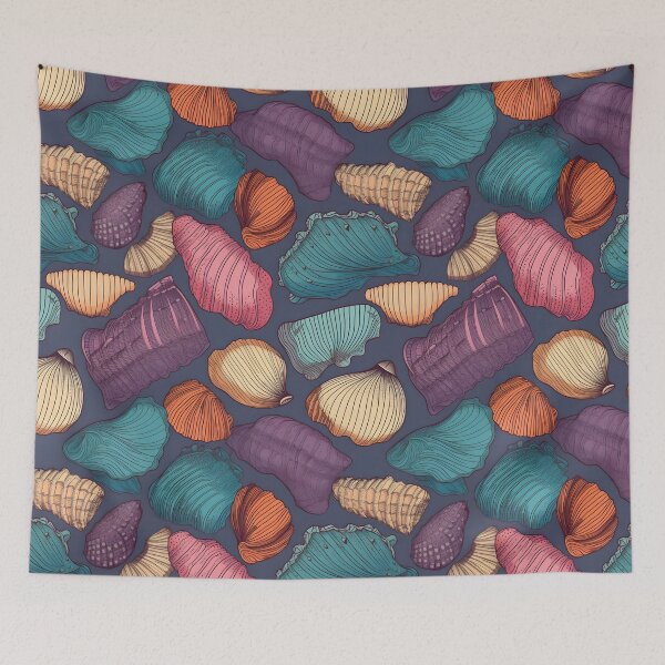 Item preview, Ocean Seashells Pattern designed and sold by palaco210.