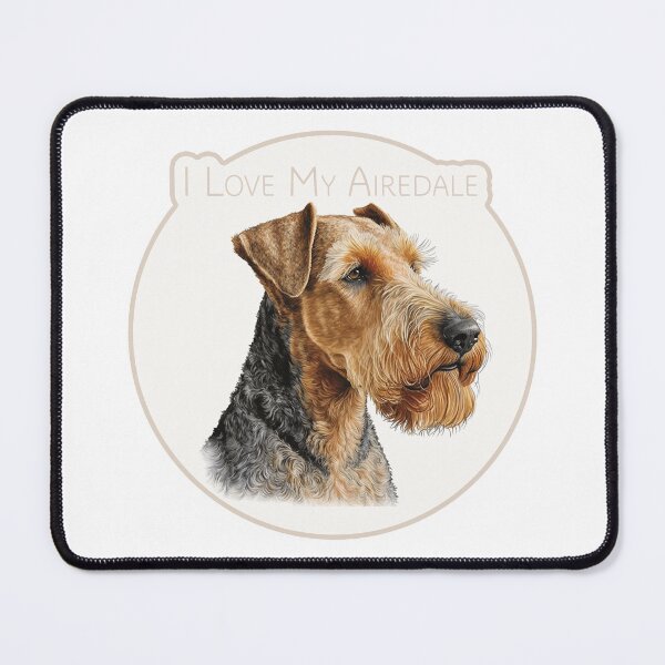 Item preview, I Love My Airedale Terrier Dog designed and sold by Pamela Maxwell.
