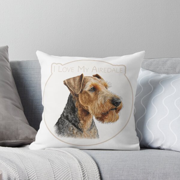 Item preview, I Love My Airedale Terrier Dog designed and sold by Pamela Maxwell.