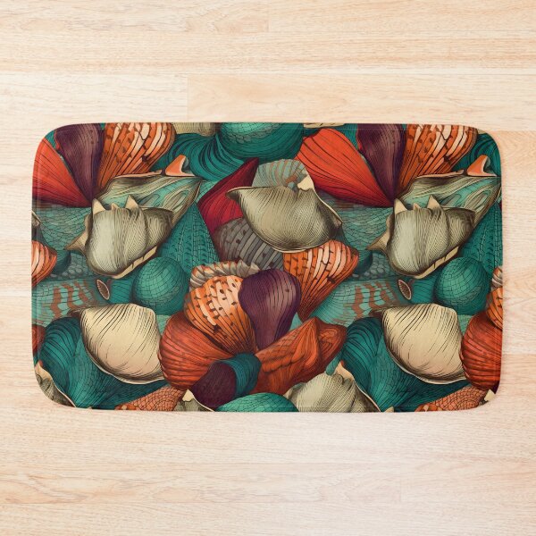 Item preview, Ocean Seashells Pattern designed and sold by palaco210.