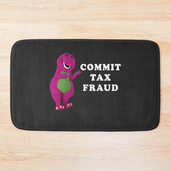 Item preview, BaRNeY Commit Tax Fraud  designed and sold by sha12q0alic.