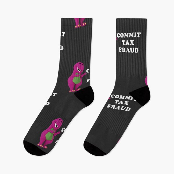 Item preview, BaRNeY Commit Tax Fraud  designed and sold by sha12q0alic.