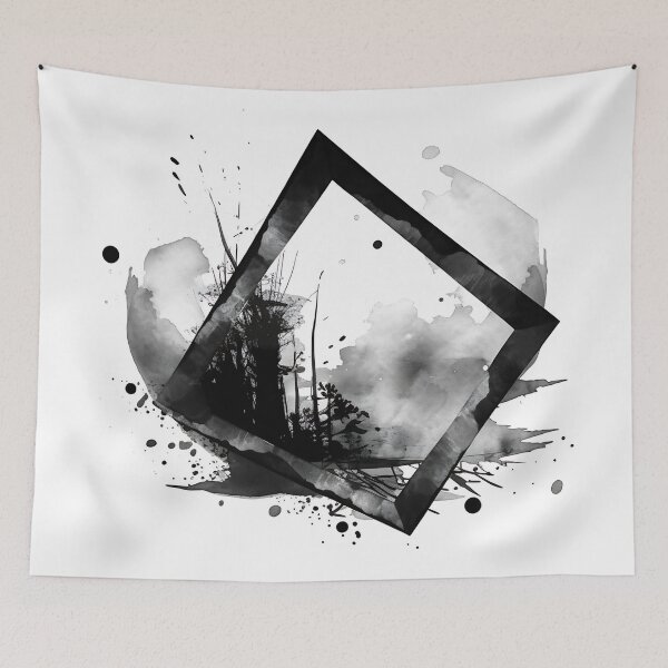Item preview, Oriental Geometric Landscape II designed and sold by alphadaze.
