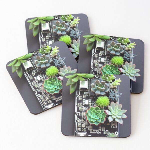 Item preview, Nature.exe #0020 Computer Chip Succulents   designed and sold by GrumpyMrGrouper.
