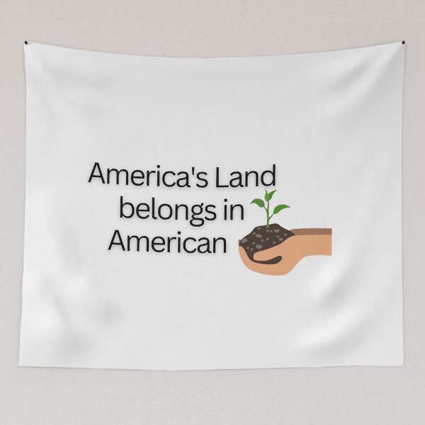 Item preview, Keep American Land in American Hands # 2 designed and sold by PoliticalArtist.