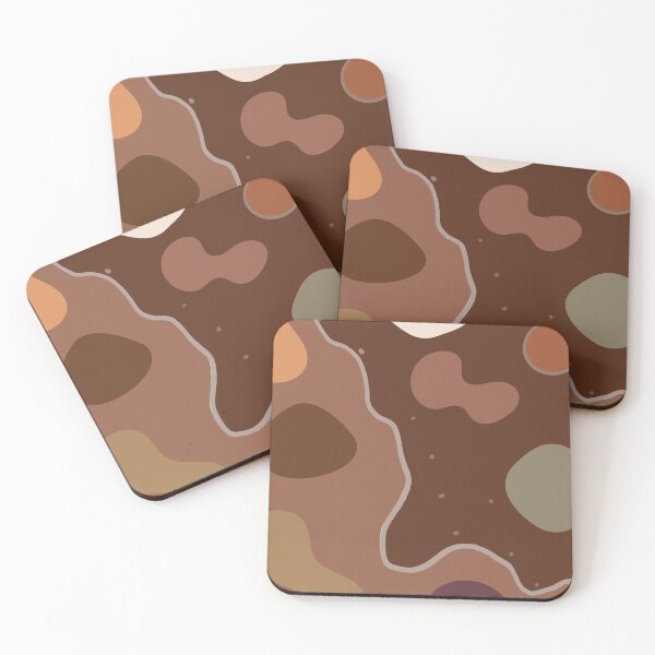 Item preview, Light and dark brown of shapes designed and sold by andrasdesignssss.