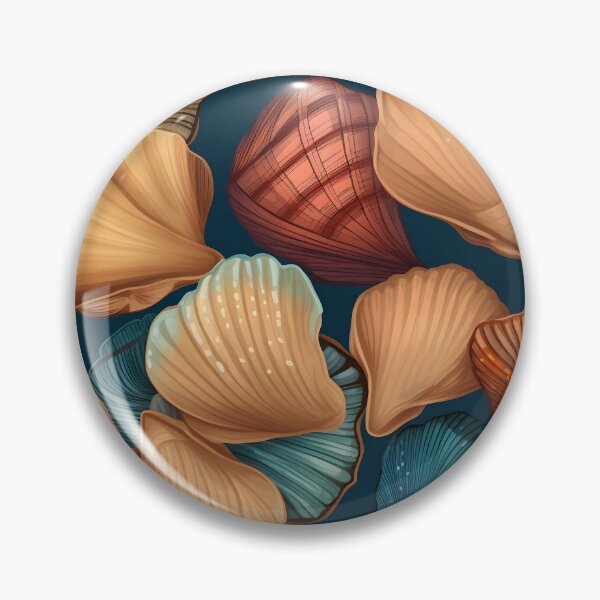 Item preview, Ocean Seashells Pattern designed and sold by palaco210.