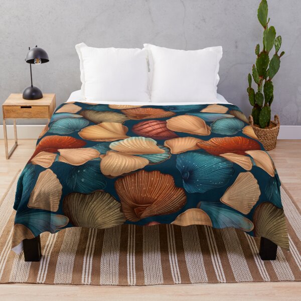 Item preview, Ocean Seashells Pattern designed and sold by palaco210.