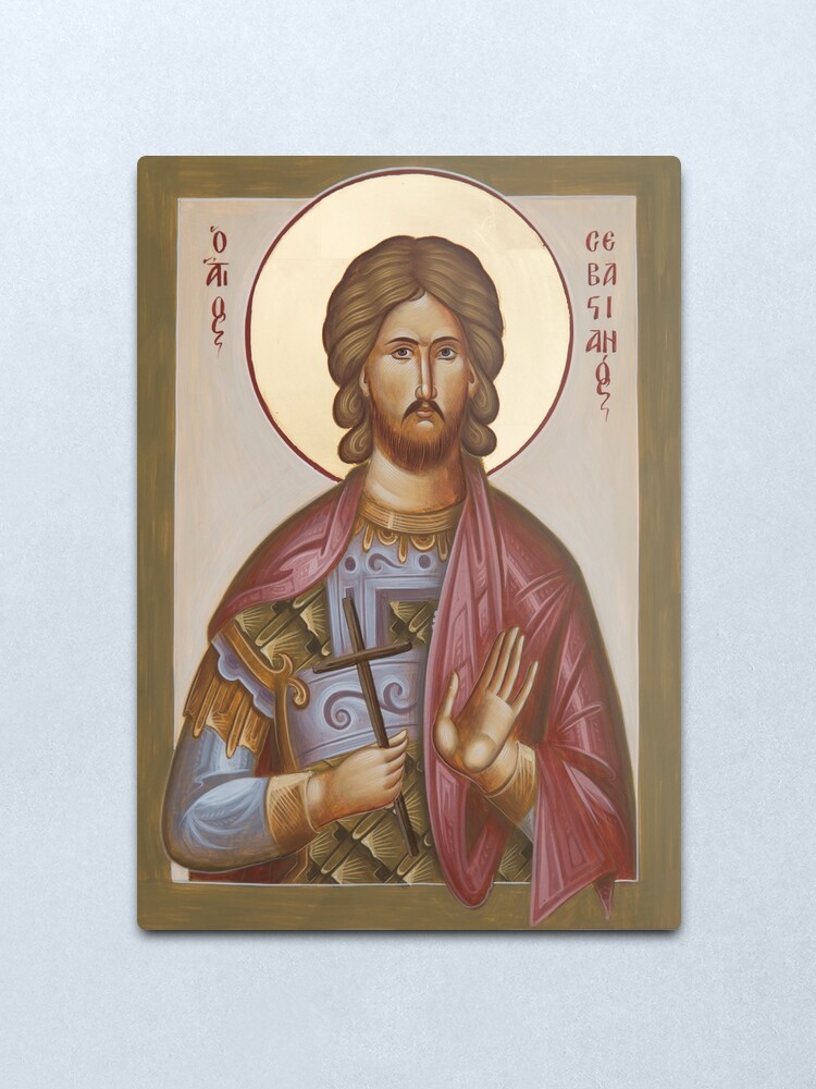 Alternate view of St Sebastian Metal Print