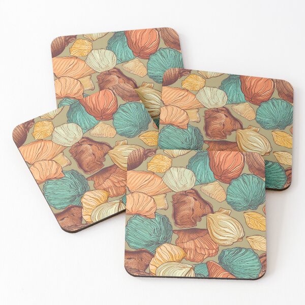 Item preview, Ocean Seashells Pattern designed and sold by palaco210.