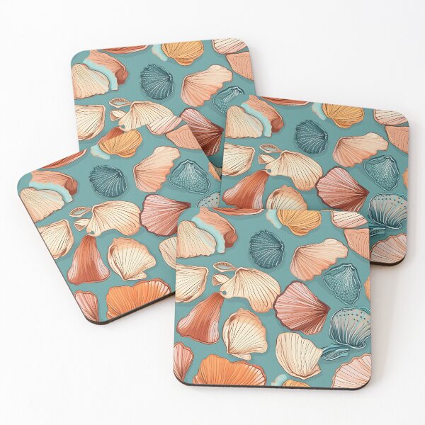 Item preview, Ocean Seashells Pattern designed and sold by palaco210.