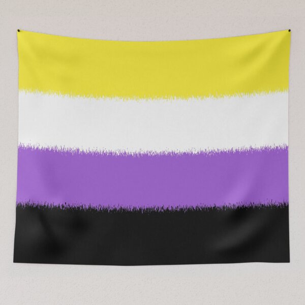Item preview, Scratchy Non-Binary Pride Flag designed and sold by Sum-Thangs.