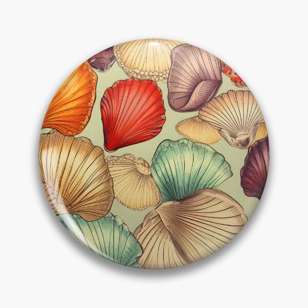 Item preview, Ocean Seashells Pattern designed and sold by palaco210.