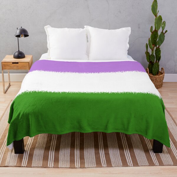 Item preview, Scratchy Genderqueer Pride Flag designed and sold by Sum-Thangs.
