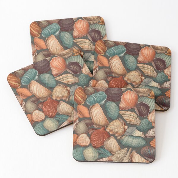 Item preview, Ocean Seashells Pattern designed and sold by palaco210.