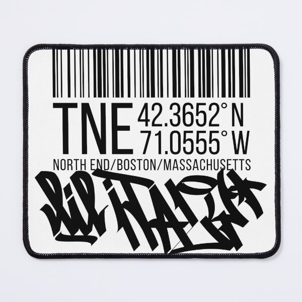 Item preview, North End, Boston, MA (black) designed and sold by ICYMI-DZNS.
