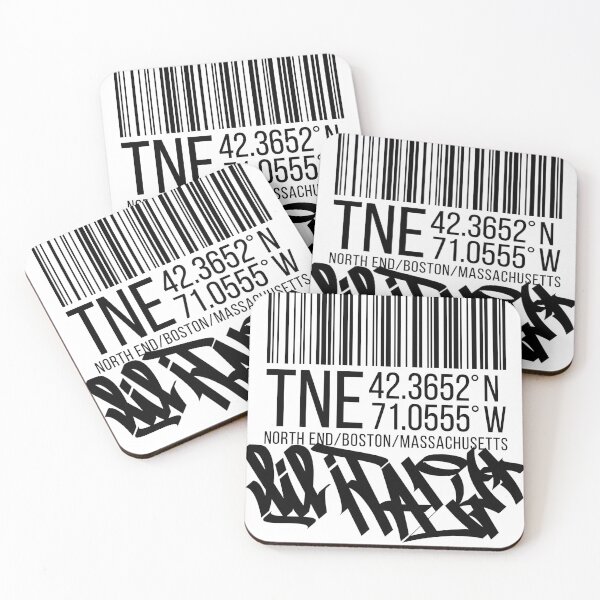 Item preview, North End, Boston, MA (black) designed and sold by ICYMI-DZNS.