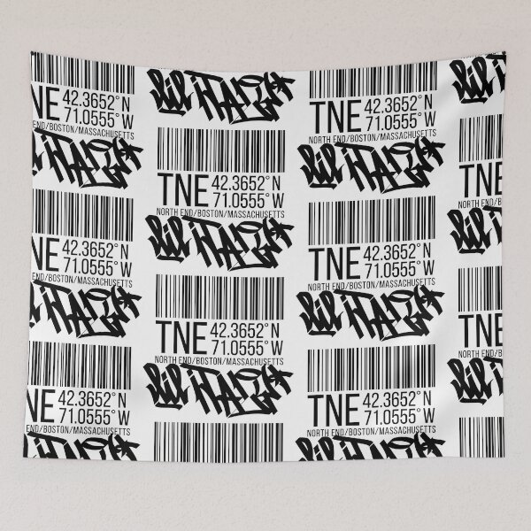Item preview, North End, Boston, MA (black) designed and sold by ICYMI-DZNS.