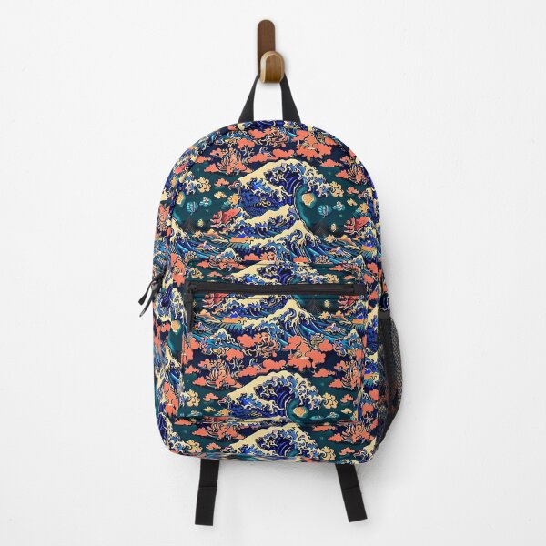 Item preview, Japanese patterns of Nami the great wave, traditional japanese design designed and sold by canvamall.