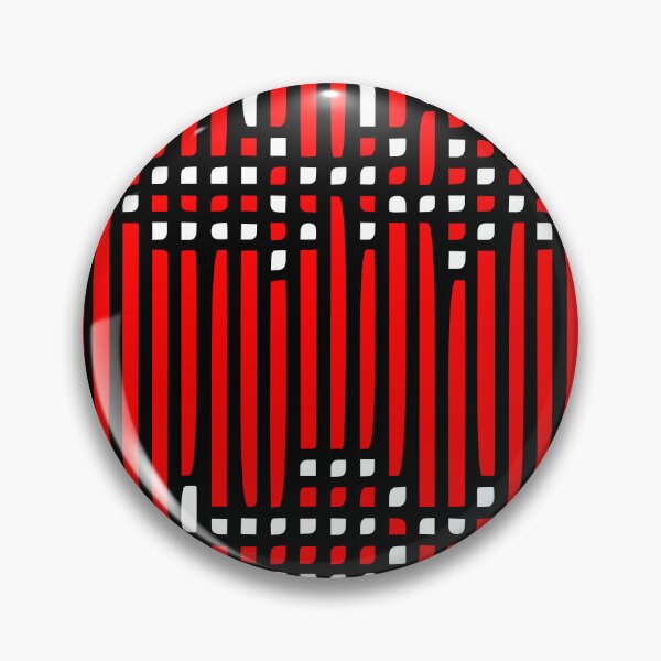 Item preview, Red Black White Sound Waves designed and sold by Lois Eastlund.