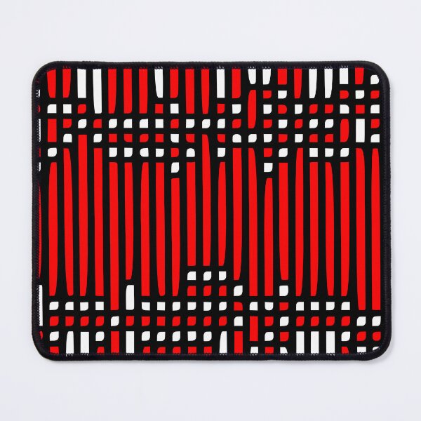 Item preview, Red Black White Sound Waves designed and sold by Lois Eastlund.