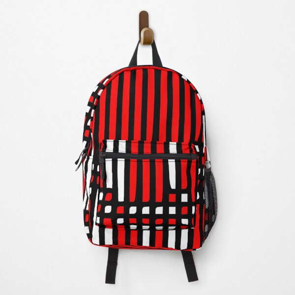 Item preview, Red Black White Sound Waves designed and sold by Lois Eastlund.