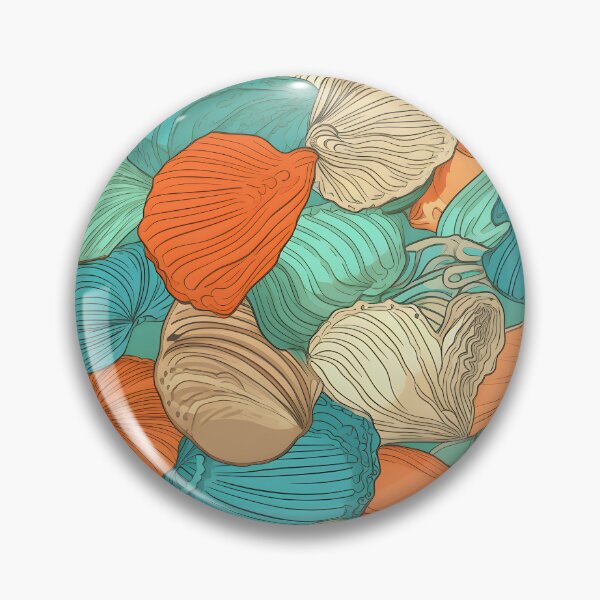 Item preview, Ocean Seashells Pattern designed and sold by palaco210.