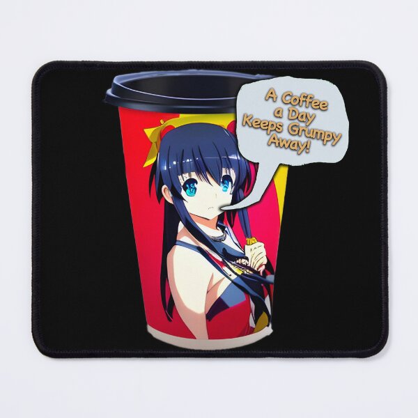 Item preview, Anime - A Coffee a Day Keeps Grump Away! designed and sold by Michael van der Hoorn.