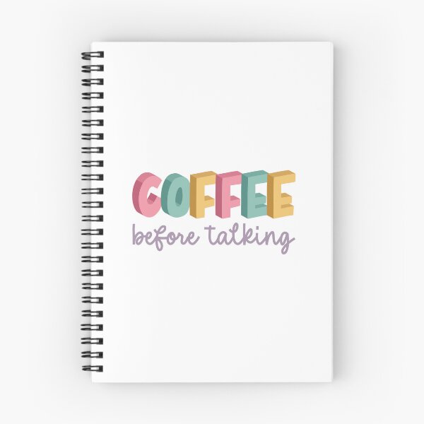Aperçu de l'œuvre Café avant de parler créée et vendue par TheSimpleSloth.