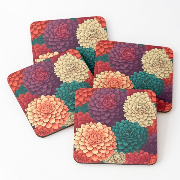 Item preview, dahlias flowers designed and sold by BALTHAZAR-DG.