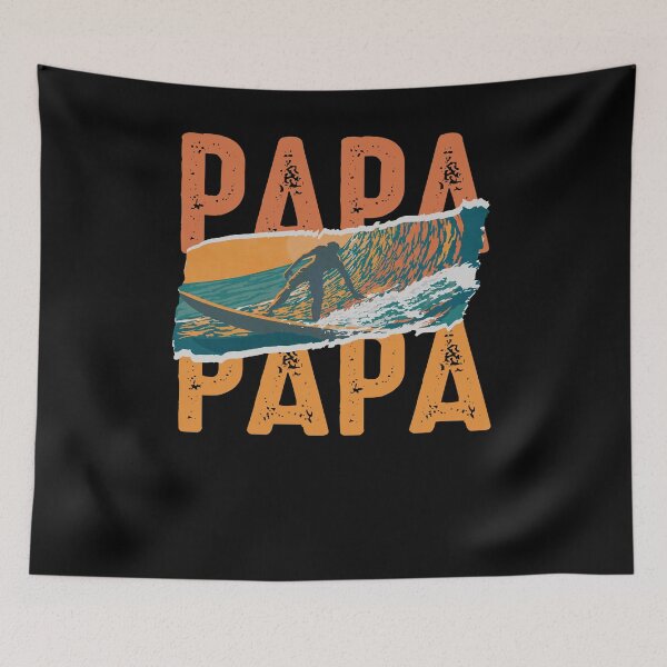Item preview, Vintage Surfing Father's Day Surf Papa Dad Life Family designed and sold by TheSpottedDogAp.