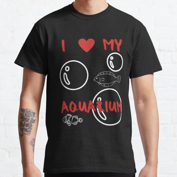 Funny Fish Aquarium Addiction - Aquarium - T-Shirt