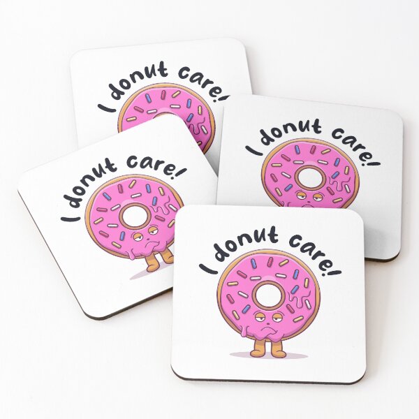 Item preview, I donut care funny (on light colors) designed and sold by messy-nessie.