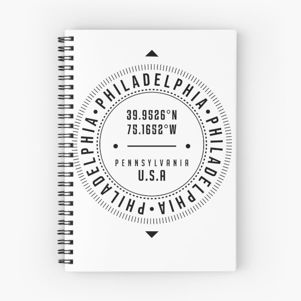 Item preview, Philadelphia, Pennsylvania, USA - 1 - City Coordinates Typography Print - Classic, Minimal designed and sold by Studio Grafiikka.